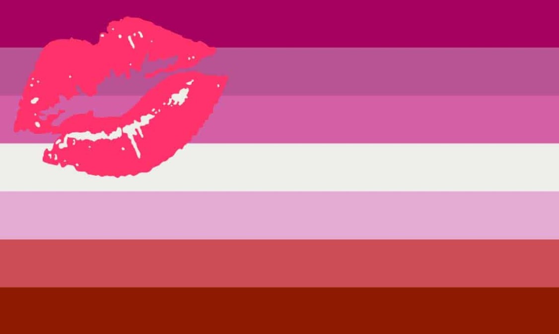 Bandera lésbica Lipstick Lesbian